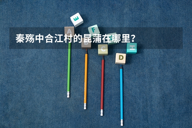 秦殇中合江村的昆蒲在哪里？