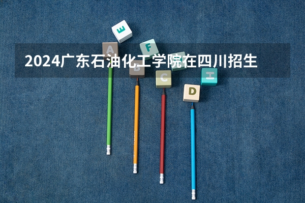2024广东石油化工学院在四川招生计划（招生人数）