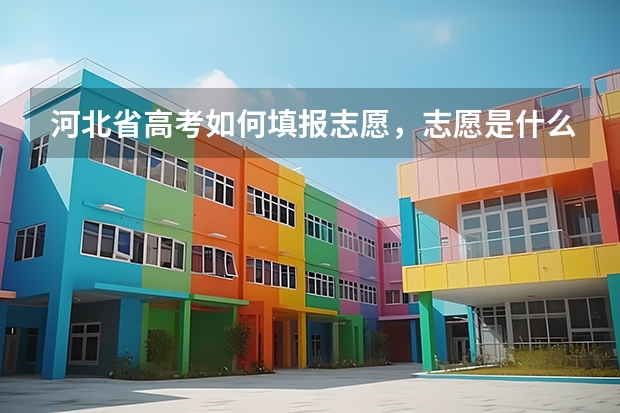河北省高考如何填报志愿，志愿是什么样子的