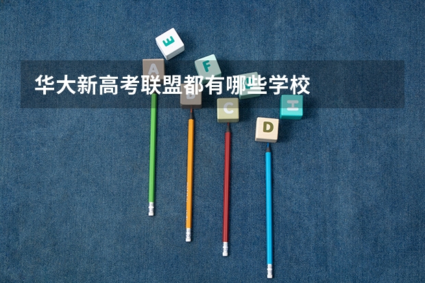 华大新高考联盟都有哪些学校