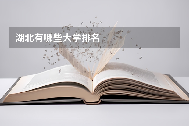 湖北有哪些大学排名