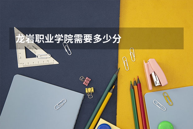 龙岩职业学院需要多少分