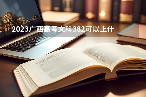 2023广西高考文科382可以上什么大学