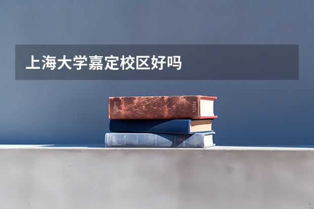 上海大学嘉定校区好吗