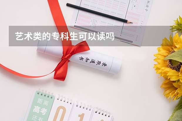 艺术类的专科生可以读吗