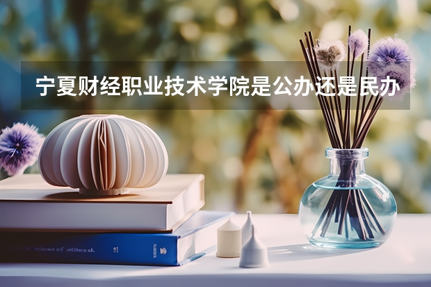 宁夏财经职业技术学院是公办还是民办大学？（宁夏专科学校排名及分数线）