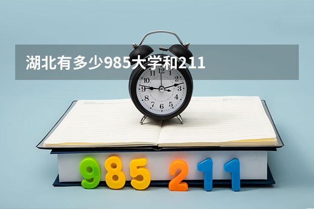 湖北有多少985大学和211