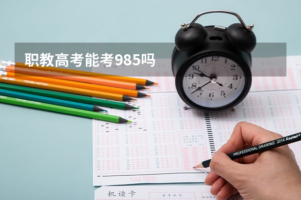 职教高考能考985吗