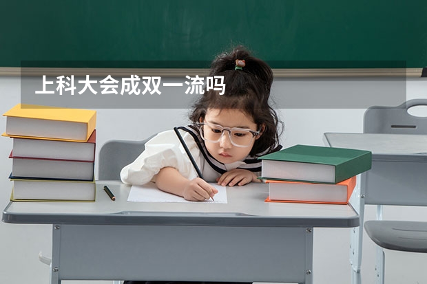 上科大会成双一流吗