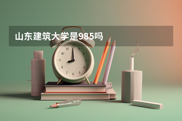山东建筑大学是985吗