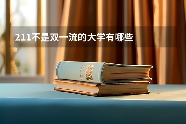 211不是双一流的大学有哪些