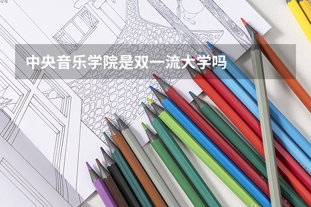 中央音乐学院是双一流大学吗