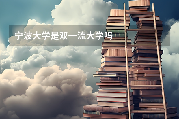 宁波大学是双一流大学吗