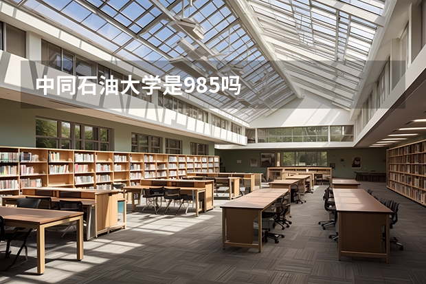 中同石油大学是985吗