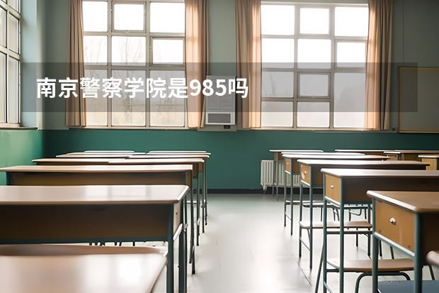 南京警察学院是985吗