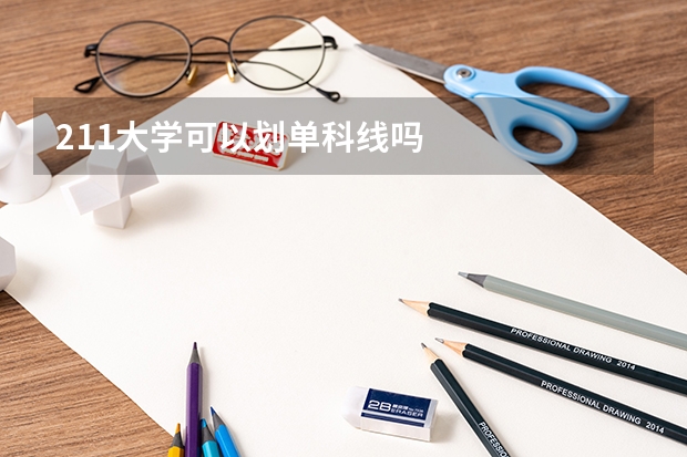 211大学可以划单科线吗