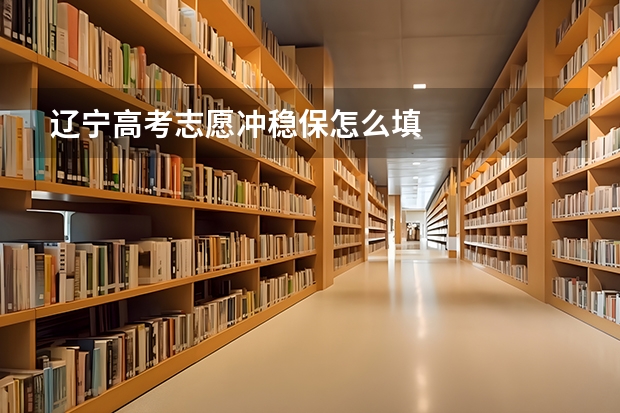辽宁高考志愿冲稳保怎么填
