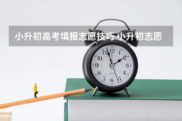 小升初高考填报志愿技巧 小升初志愿填报技巧