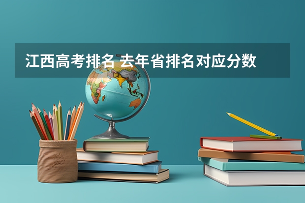 江西高考排名 去年省排名对应分数