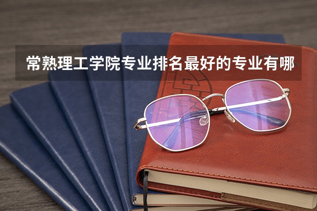 常熟理工学院专业排名最好的专业有哪些?