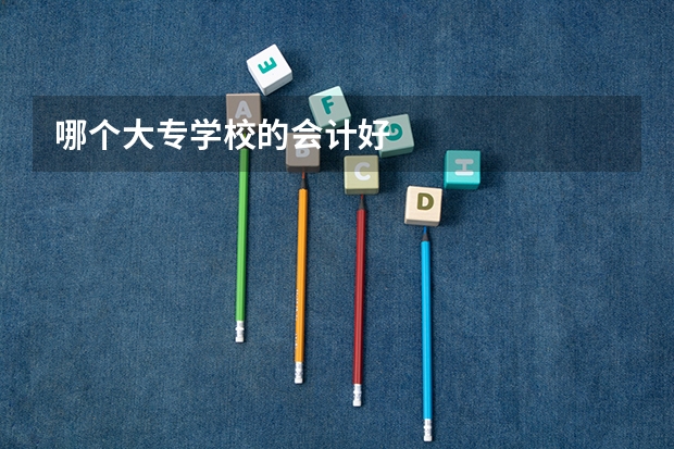 哪个大专学校的会计好