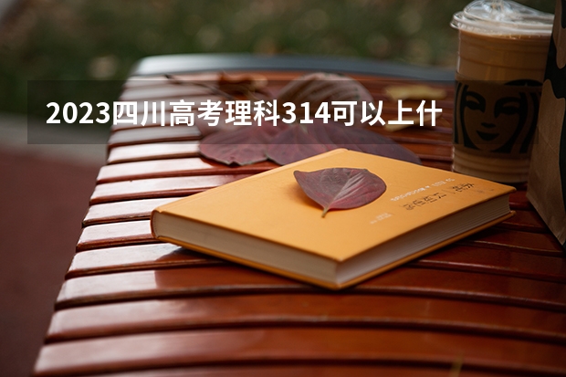 2023四川高考理科314可以上什么大学