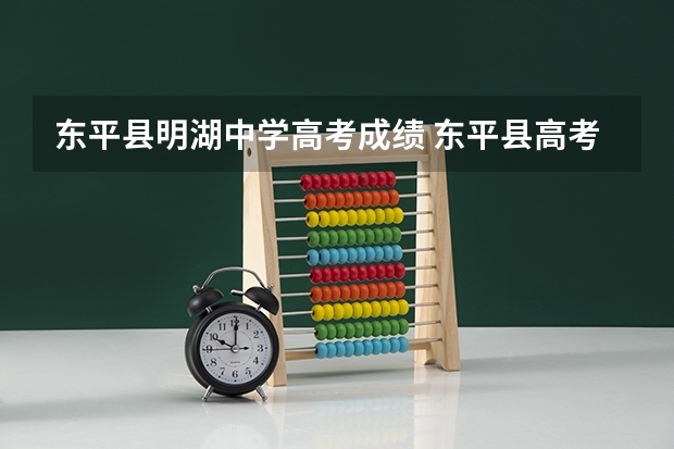 东平县明湖中学高考成绩 东平县高考状元名单