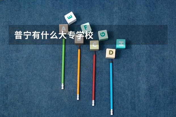 普宁有什么大专学校
