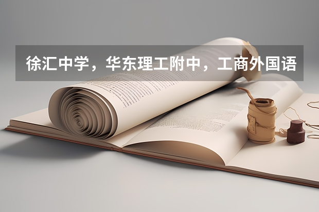 徐汇中学，华东理工附中，工商外国语学校高中部，高考升学率怎样 上海徐汇中学高考升学率