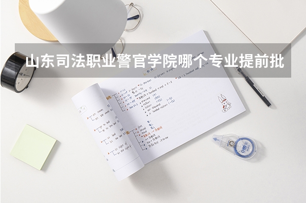 山东司法职业警官学院哪个专业提前批