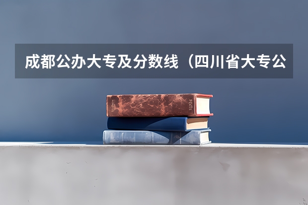 成都公办大专及分数线（四川省大专公办学校排名）