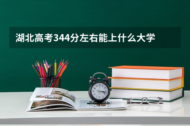湖北高考344分左右能上什么大学