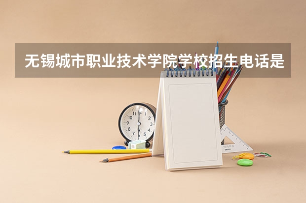 无锡城市职业技术学院学校招生电话是多少