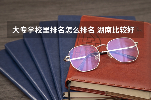 大专学校里排名怎么排名 湖南比较好的大专学校排名