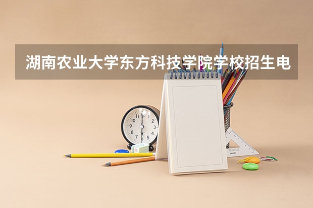 湖南农业大学东方科技学院学校招生电话是多少