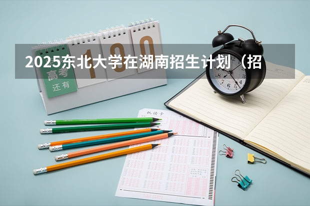 2025东北大学在湖南招生计划（招生人数）