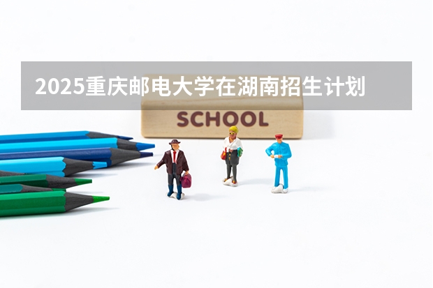 2025重庆邮电大学在湖南招生计划（招生人数）