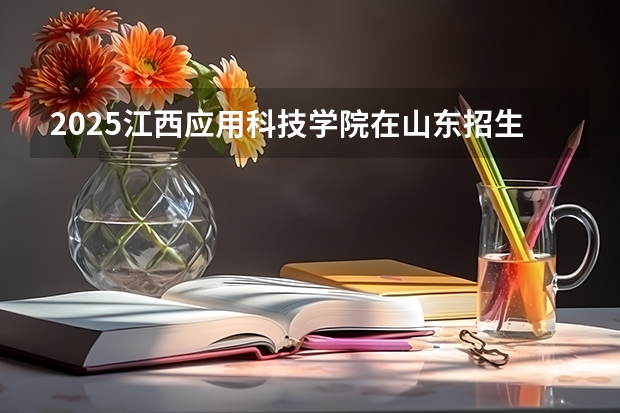 2025江西应用科技学院在山东招生计划（招生人数）