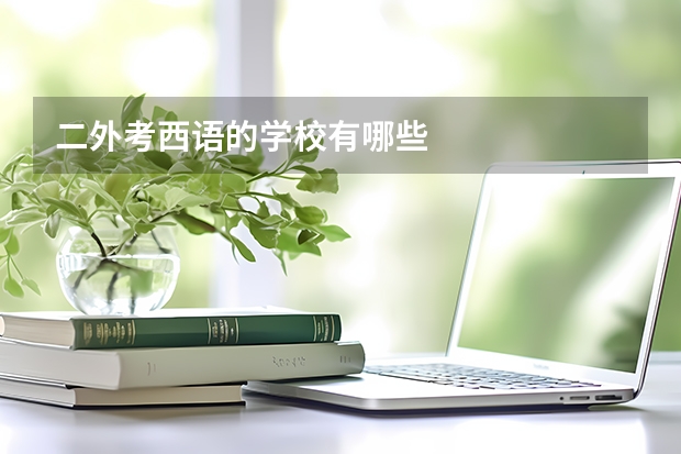 二外考西语的学校有哪些