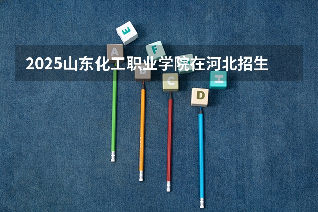 2025山东化工职业学院在河北招生计划（招生人数）