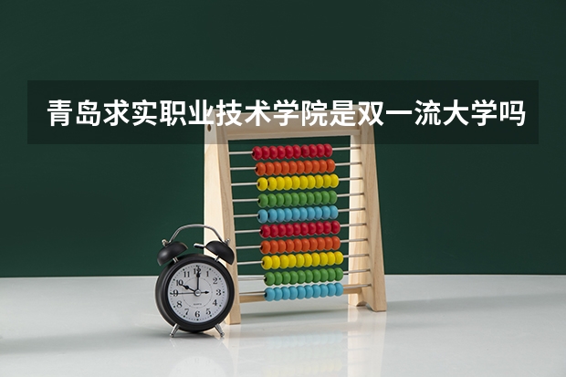 青岛求实职业技术学院是双一流大学吗