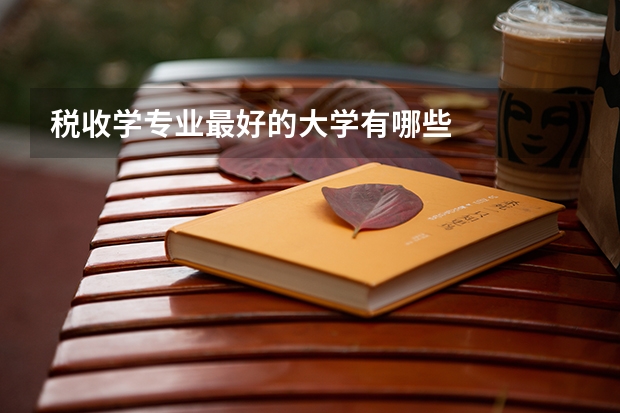 税收学专业最好的大学有哪些
