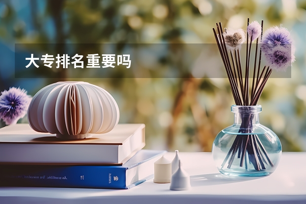 大专排名重要吗