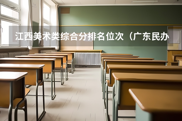 江西美术类综合分排名位次（广东民办大学本科分数线）