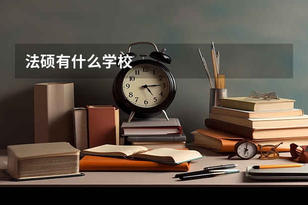法硕有什么学校