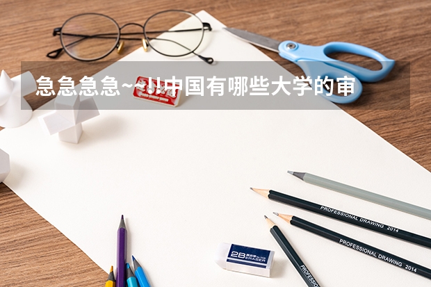 急急急急~~!!中国有哪些大学的审计和小语种专业都不错的？~~提供下吧~~~!!谢谢了~~