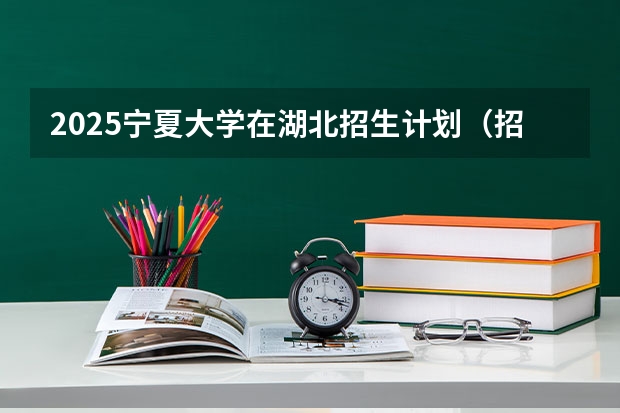 2025宁夏大学在湖北招生计划（招生人数）
