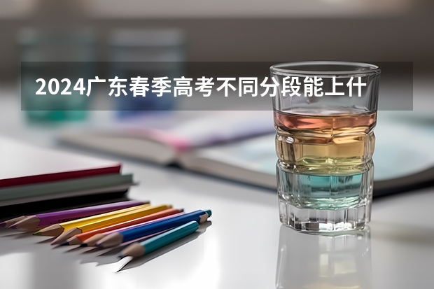 2024广东春季高考不同分段能上什么学校