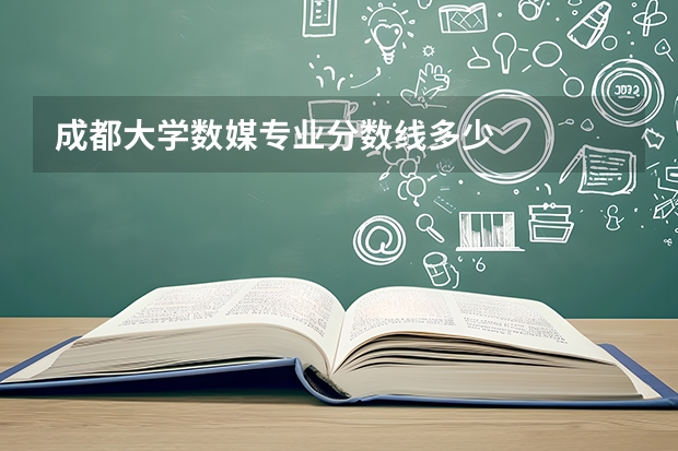成都大学数媒专业分数线多少