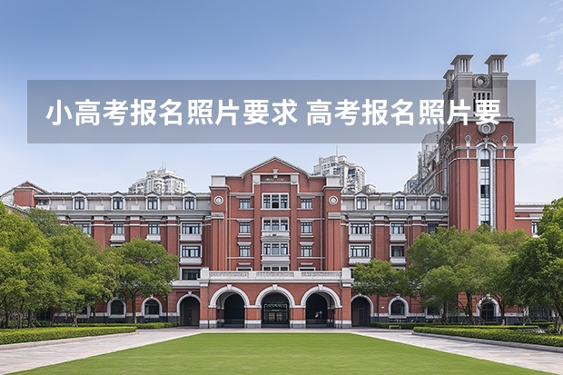 小高考报名照片要求 高考报名照片要求